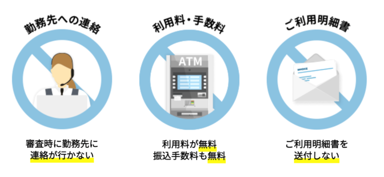 どんなときもクレジット。3つの約束