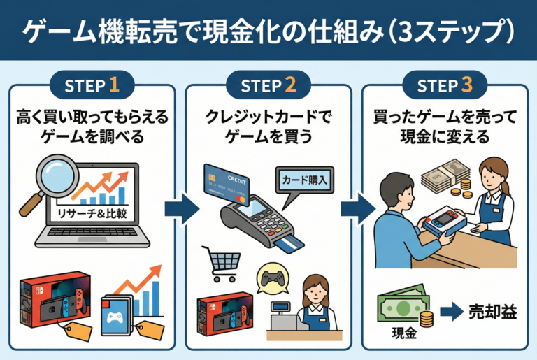 ゲーム機買取現金化