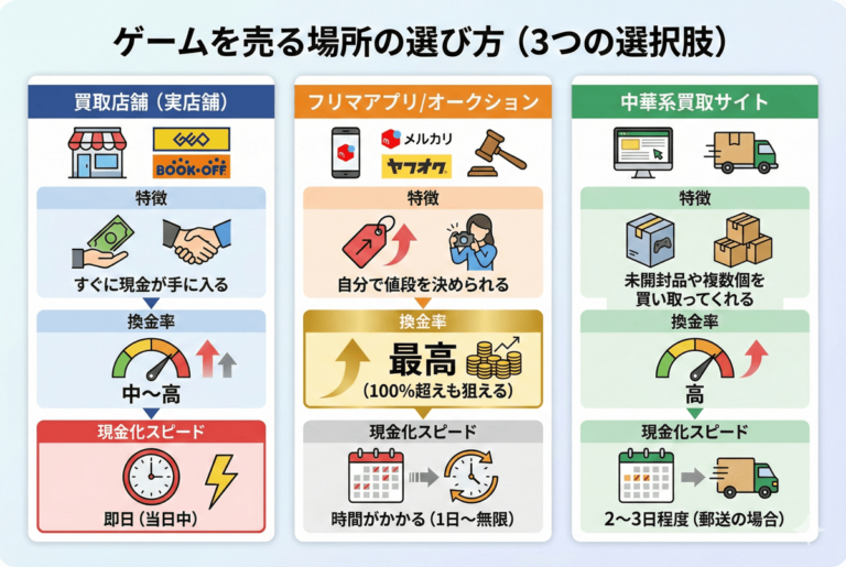 ゲーム機買取現金化