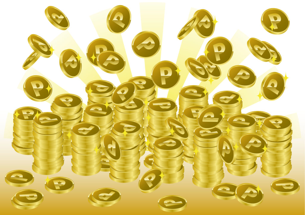 ポイント　たくさん